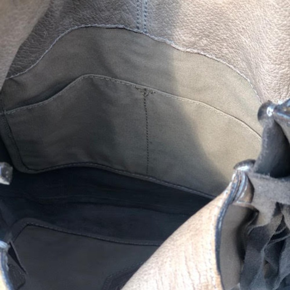 Frye Farrah Fringe Tote - Taupe (grey) - Picture 7 of 11